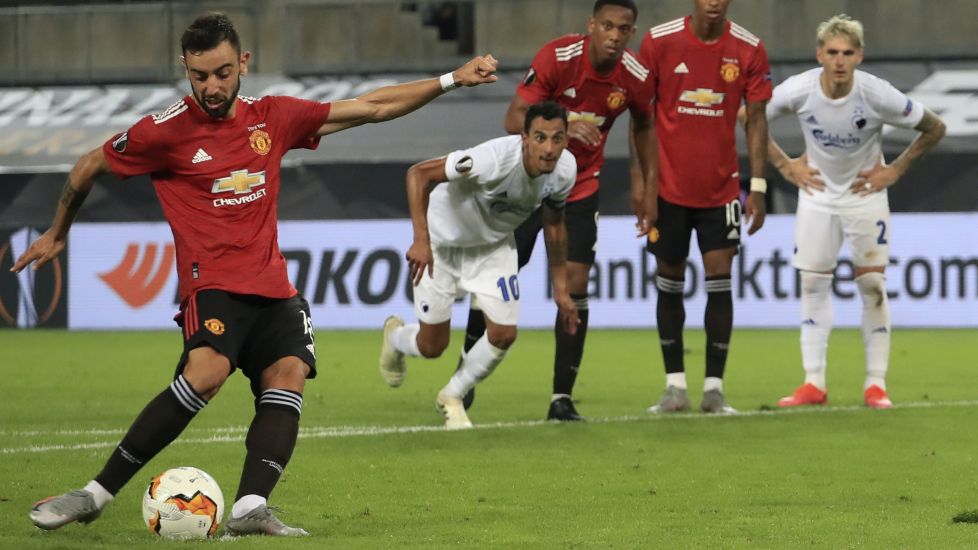 Bruno Fernandes’ Penalty Sends Manchester United Into Europa League Semi-Finals