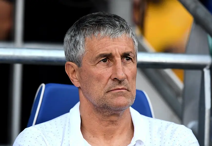 Quique Setien failed to lead Barcelona to success in LaLiga, the Copa del Rey and the Champions League (Simon Galloway/PA)