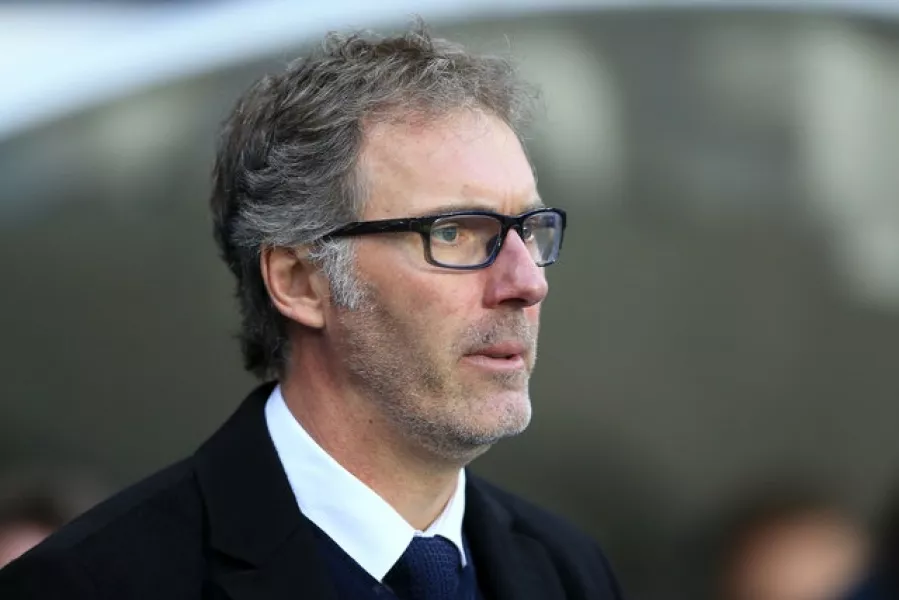 Former France and PSG boss Laurent Blanc, pictured, has been linked with Barcelona (Nigel French/PA)