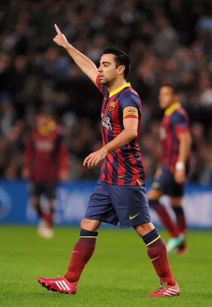 Former midfielder favourite Xavi, pictured, could point the way forward for Barcelona (Nigel French/PA)