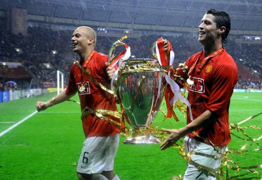 Wes Brown won two Champions Leagues with Manchester United (Owen Humphreys/PA)