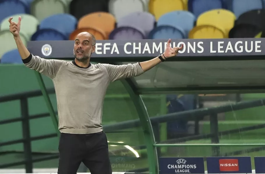 The Champions League remains out of reach for Pep Guardiola (Miguel A. Lopes/AP)