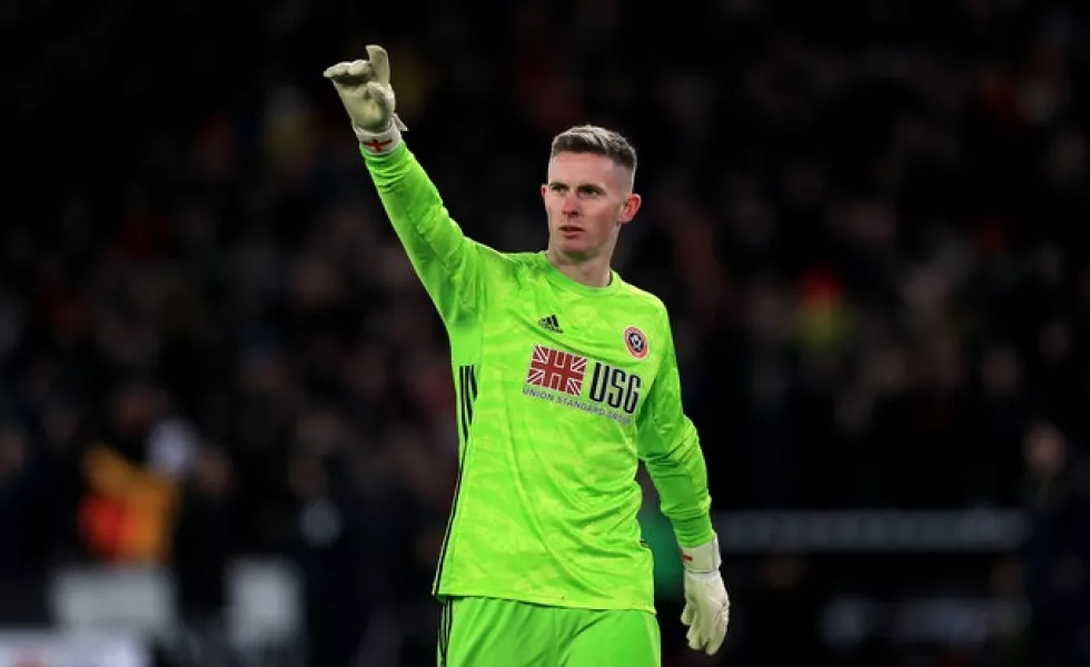 Dean Henderson and Manchester United are believed to be on the verge of agreeing a new contract (Mike Egerton/PA)