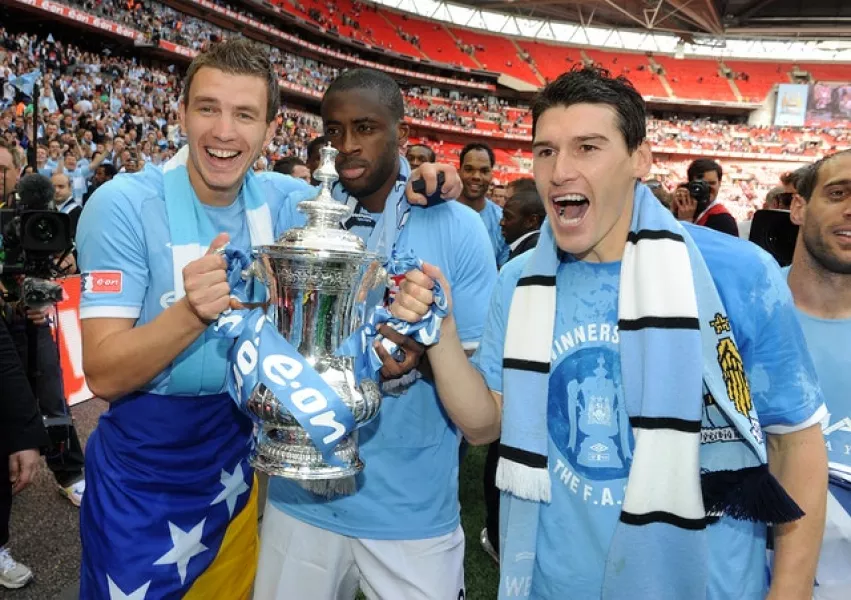 Barry (right) helped City win the FA Cup and Premier League (Anthony Devlin/PA)