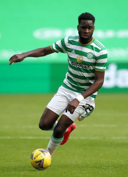 Celtic’s Odsone Edouard is being targeted by Aston Villa (Andrew Milligan/PA)