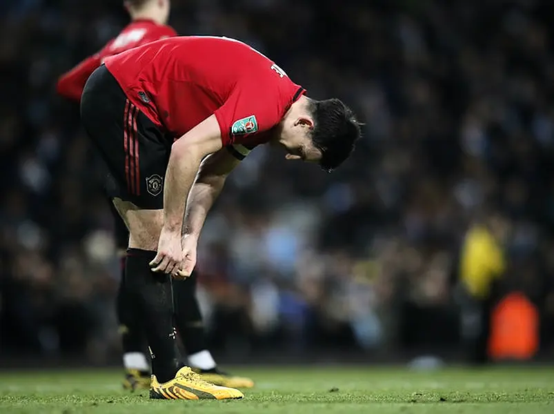 Harry Maguire signed a boot deal with Puma last year (Martin Rickett/PA).