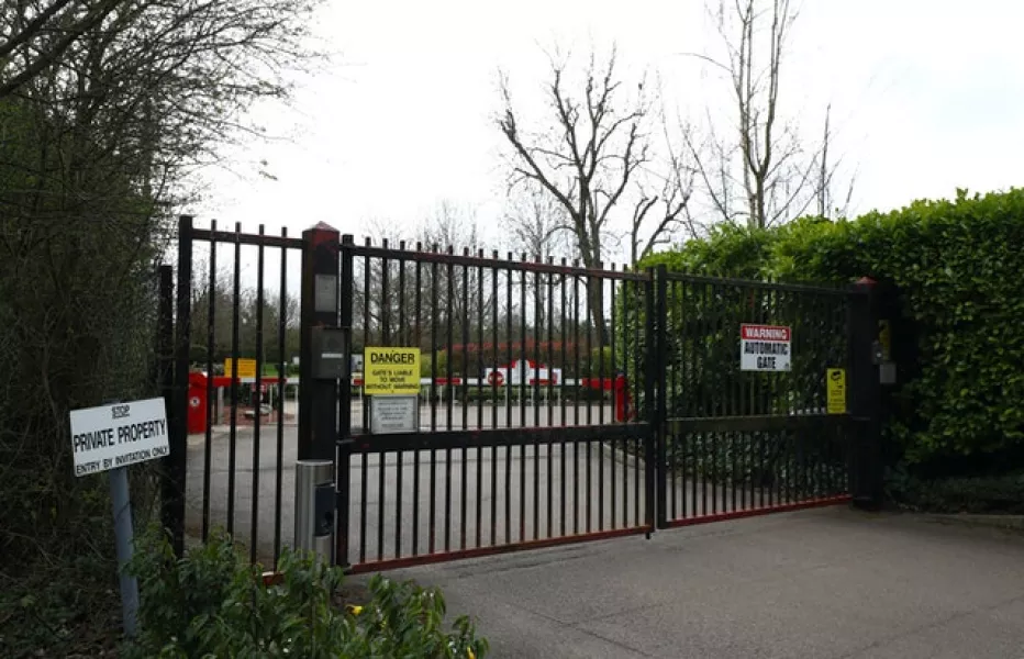 Arteta’s positive test saw Arsenal’s London Colney training base temporarily close. Photo: Bradley Collyer/PA