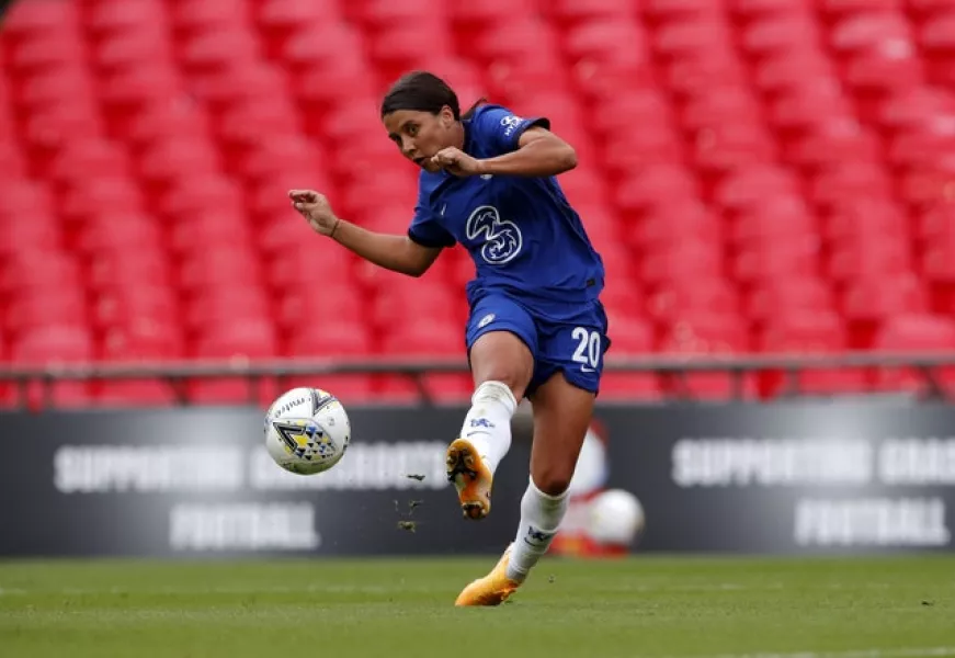 Sam Kerr spurned a host of chances (Andrew Couldridge/PAS)