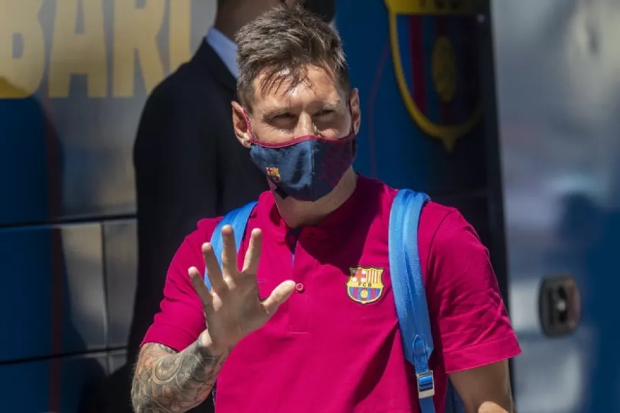 Lionel Messi is waving goodbye to Barcelona (Manu Fernandez/AP)