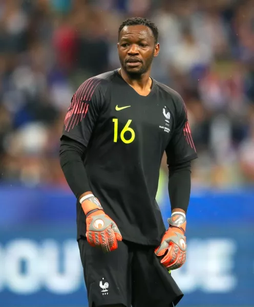 Steve Mandanda can play no part in France’s upcoming Nations League matches (Adam Davy/PA)