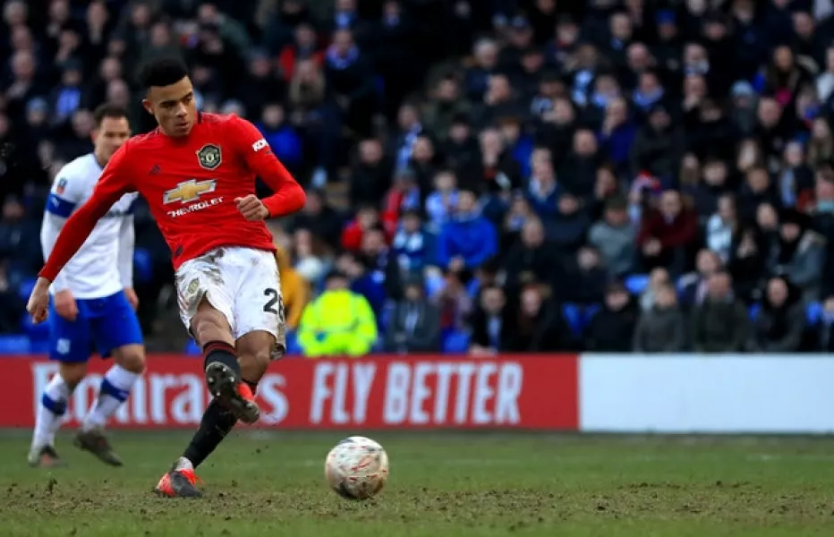 England captain Harry Kane has been impressed with Manchester United striker Mason Greenwood’s (pictured) confidence during training ahead of the Iceland match.