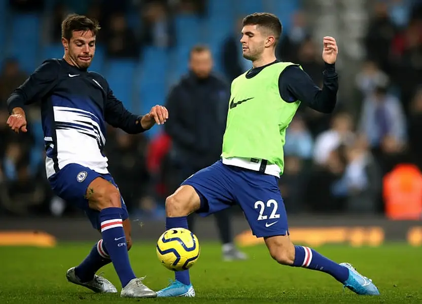 Chelsea’s Cesar Azpilicueta (left) and Christian Pulisic have recovered from hamstring problems (Nick Potts/PA)