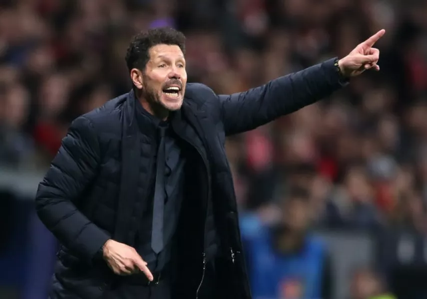 Diego Simeone’s Atletico Madrid do not begin their LaLiga campaign for a fortnight (Nick Potts/PA)