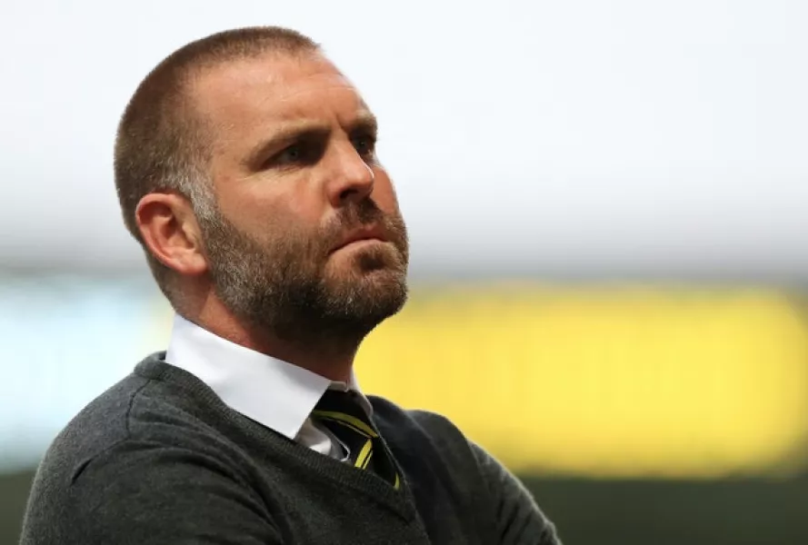 Burton manager Jake Buxton was proud of the way his players performed (Mike Egerton/PA)