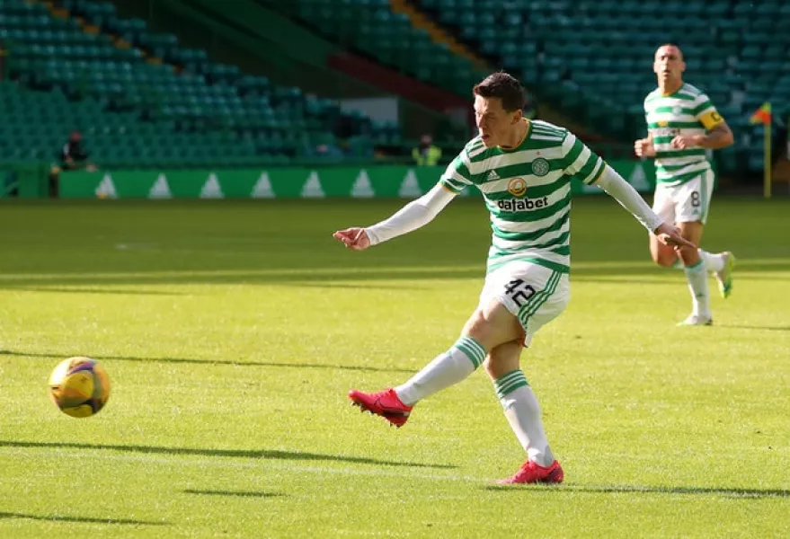 Callum McGregor struck the Celtic equaliser (Andrew Milligan/PA)