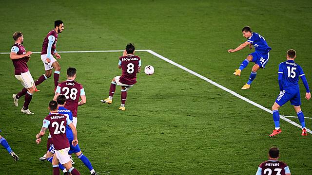 Leicester See Off Burnley To Go Top Of The Premier League