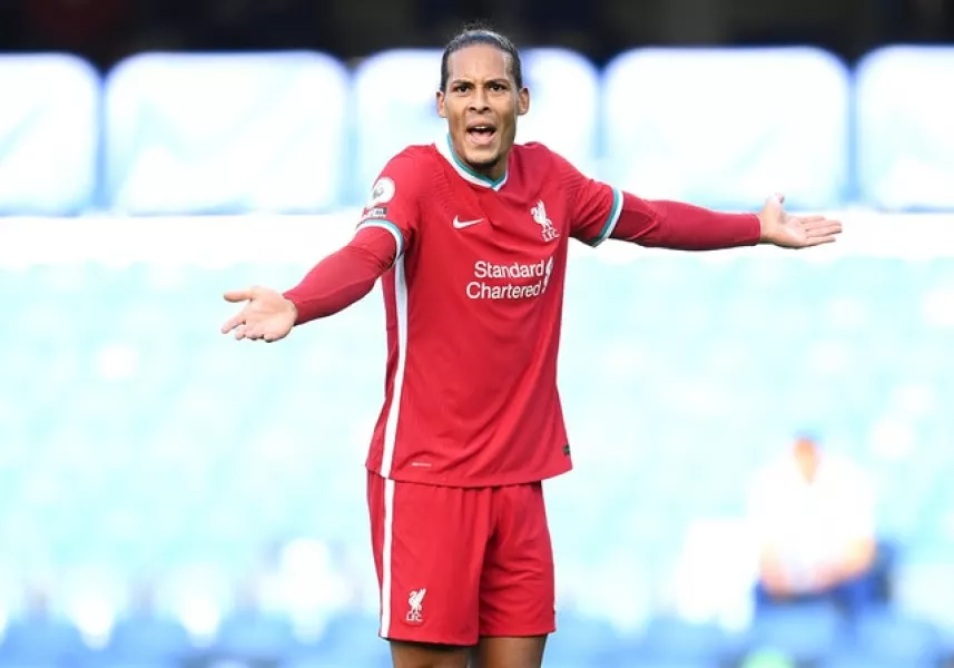 Virgil van Dijk was impressed with his defensive partner (Michael Regan/PA)