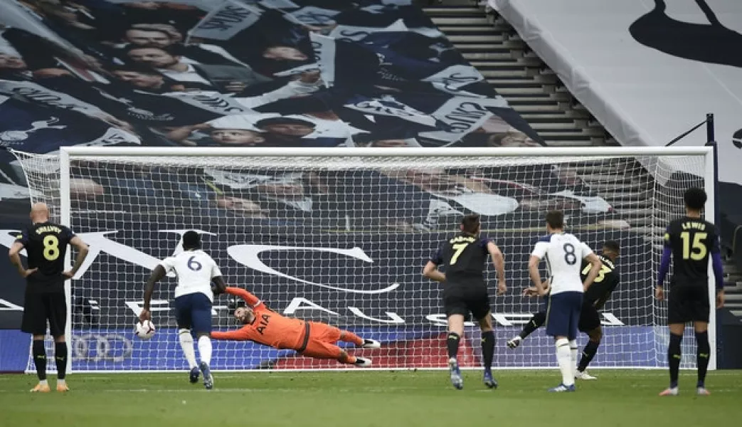 Callum Wilson’s penalty earned Newcastle a point (Daniel Leal-Olivas/PA).