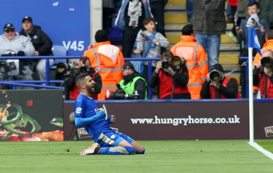 Mahrez was outstanding when Leicester won the Premier League in 2016 (Martin Rickett/PA)