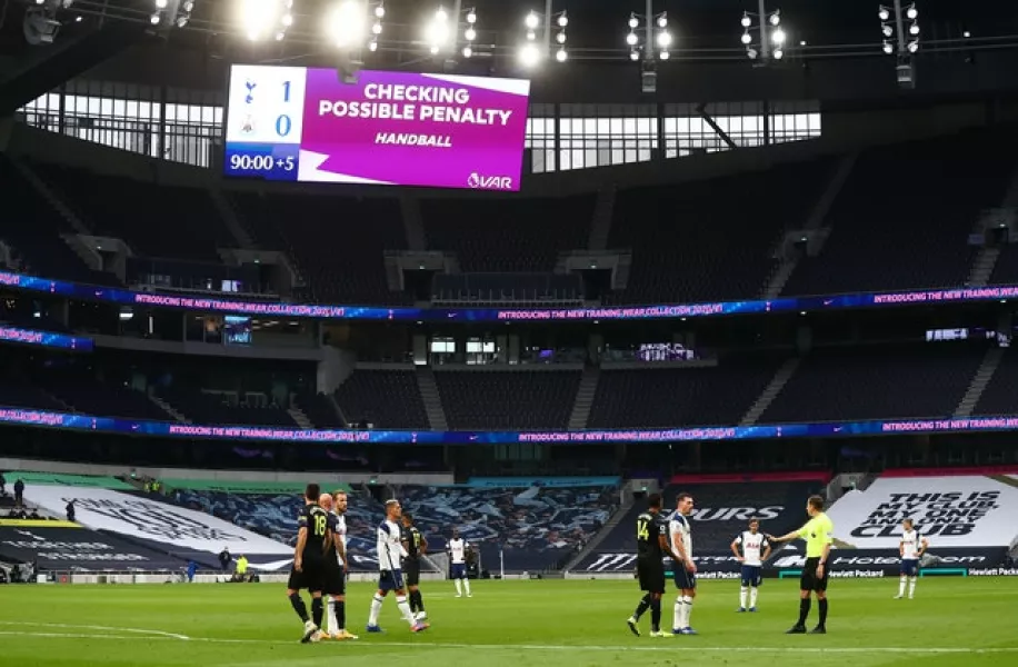 Newcastle won a last-gasp penalty at Tottenham (Clive Rose/PA)