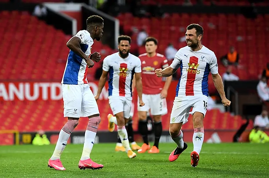 Crystal Palace’s win at Old Trafford stands out as this season’s shock away win (Shaun Botterill/PA)