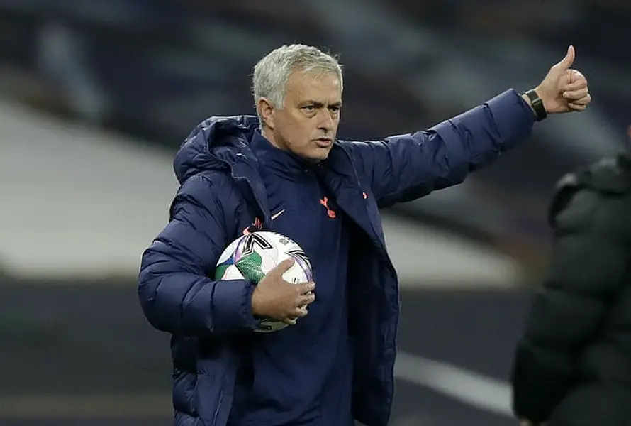 Jose Mourinho saw Spurs win through to the quarter-finals (Matt Dunham/PA)