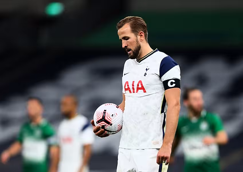 Harry Kane earned the match ball (Clive Rose/PA)