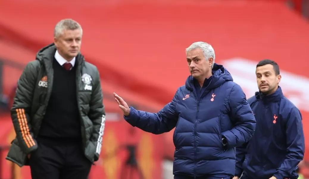 Tottenham manager Jose Mourinho, who was sacked by Manchester United in December 2018, enjoyed a winning return to his former club last weekend (Carl Recine/PA)