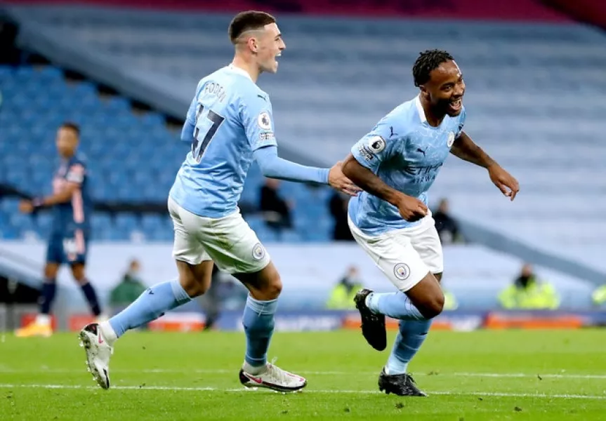 Raheem Sterling scored the only goal of the game (Martin Rickett/PA)
