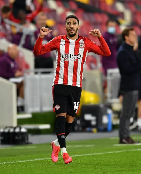 Brentford’s Said Benrahma could join West Ham imminently (Glyn Kirk/PA)