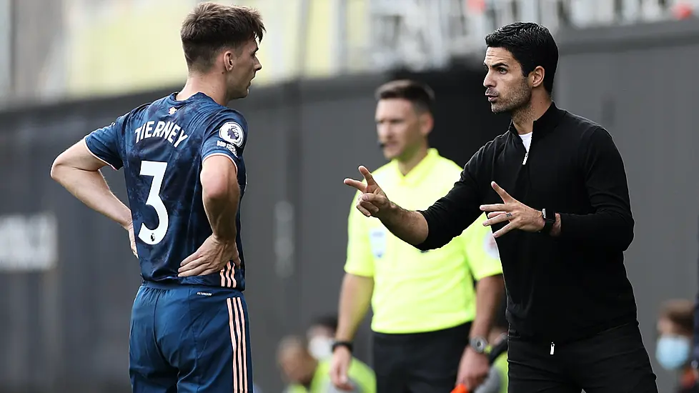 Mikel Arteta Hopeful Kieran Tierney Can Be Cleared To Face Manchester City