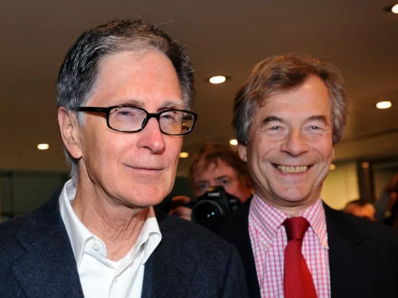Former chairman Martin Broughton (right) admits he made a judgement call on FSG principal owner John W Henry (Fiona Hanson/PA)