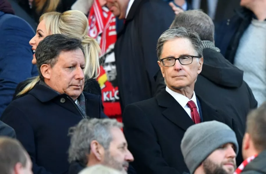 FSG’s ownership, led by Liverpool chairman Tom Werner (left) and principal owner John W Henry has proved to be successful (Dave Howarth/PA)