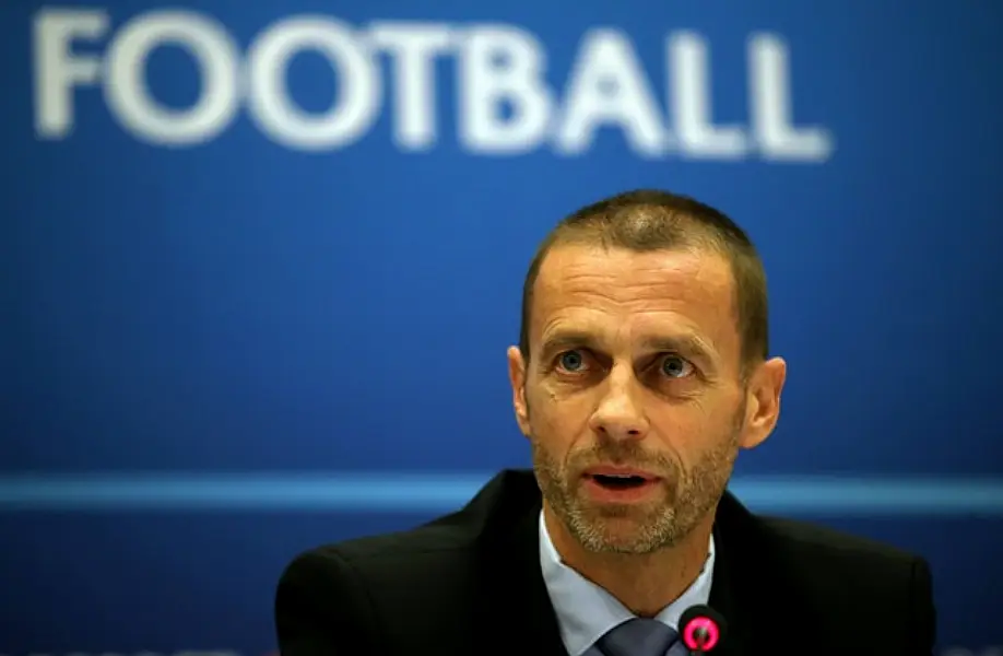 UEFA president Aleksander Ceferin is strongly opposed to the idea of a super league. Photo: Nick Potts/PA