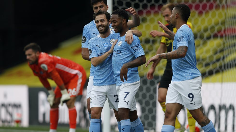Raheem Sterling Brace For Manchester City Increases Watford Drop Fears