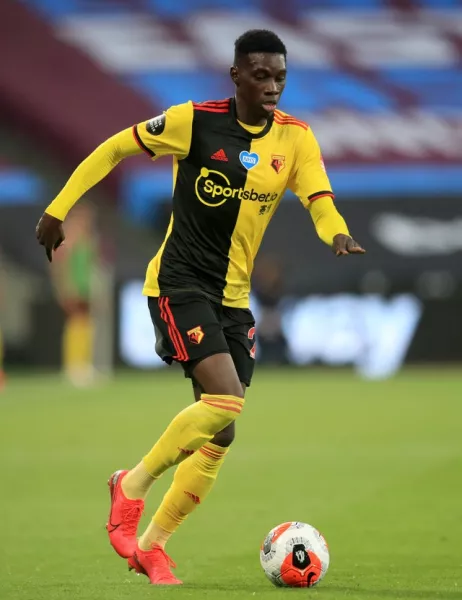 Watford’s Ismaila Sarr is wanted by a trio of clubs (Adam Davy/PA)