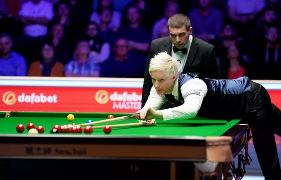 Neil Robertson hailed Mark Selby’s safety play as “unbelievable” (John Walton/PA)