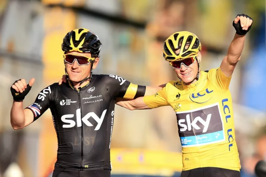 Neither Chris Froome, right, or Geraint Thomas, left, will start this year’s Tour (Mike Egerton/PA)
