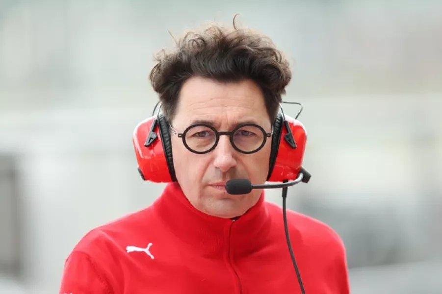 Ferrari team principle Mattia Binotto is under pressure (David Davies/PA)