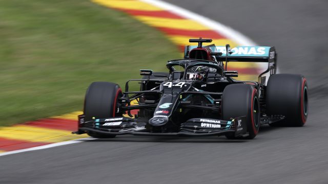 Lewis Hamilton Sets Track Record In Securing Pole For Belgian Grand Prix