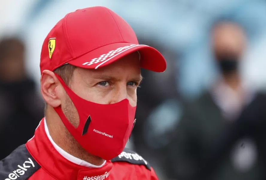Sebastian Vettel will start on the grid in 14th place at Spa (Francois Lenoir/AP)