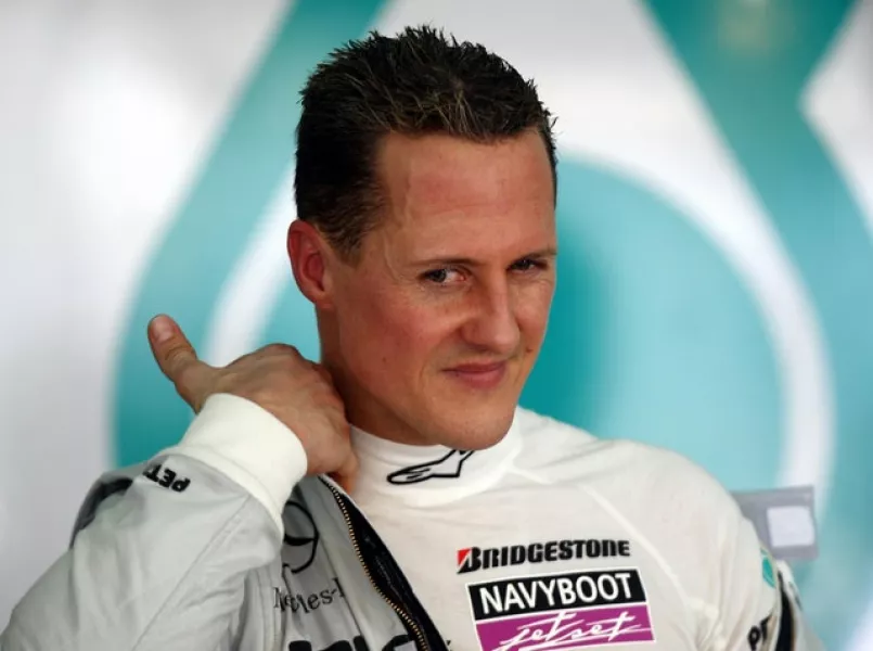 Michael Schumacher won a record seven F1 titles (David Davies/PA)