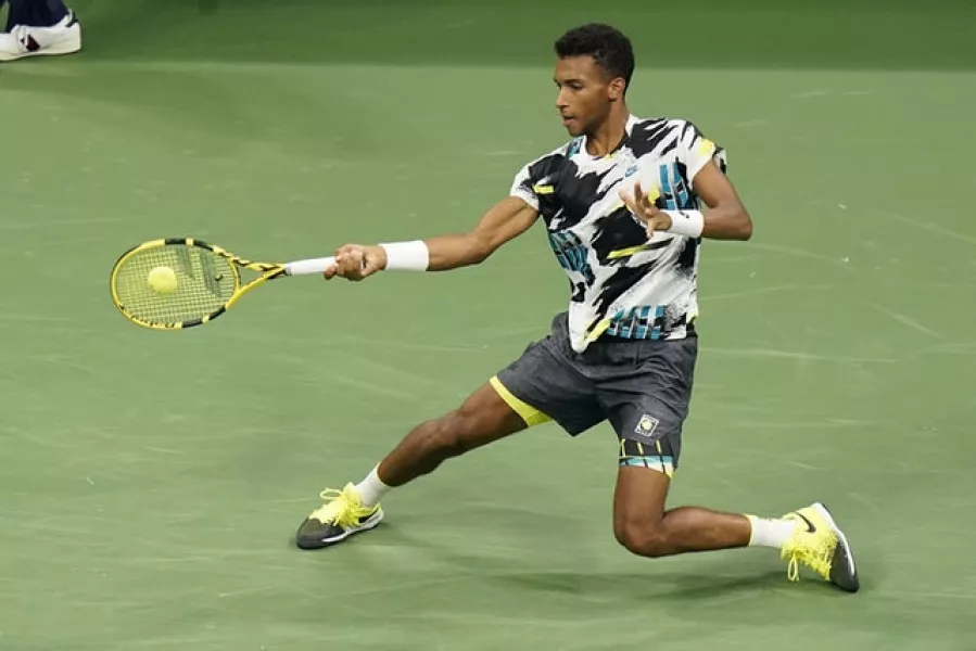Auger-Aliassime was too strong for Murray. Photo: AP Photo/Frank Franklin II