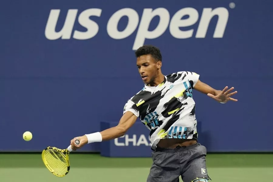 Felix Auger-Aliassime beat the former world number one in three sets (AP Photo/Frank Franklin II)