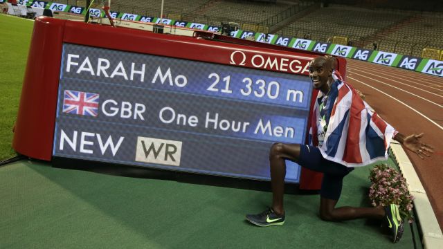 Mo Farah Breaks One Hour Run World Record At Diamond League In Brussels