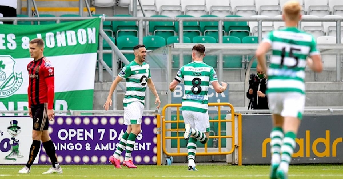 Shamrock Rovers Edge Bohs In Scrappy Dublin Derby