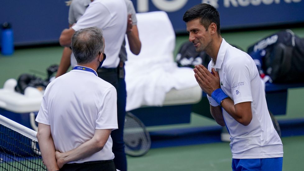 Novak Djokovic Vows To Take His Shock Us Open Disqualification As ‘A Big Lesson’