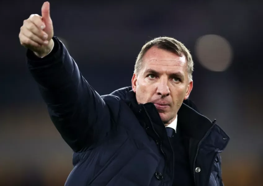 While goals have not been a problem this season for Leicester, manager Brendan Rodgers is still keen to sign another central defender (Nick Potts/PA)