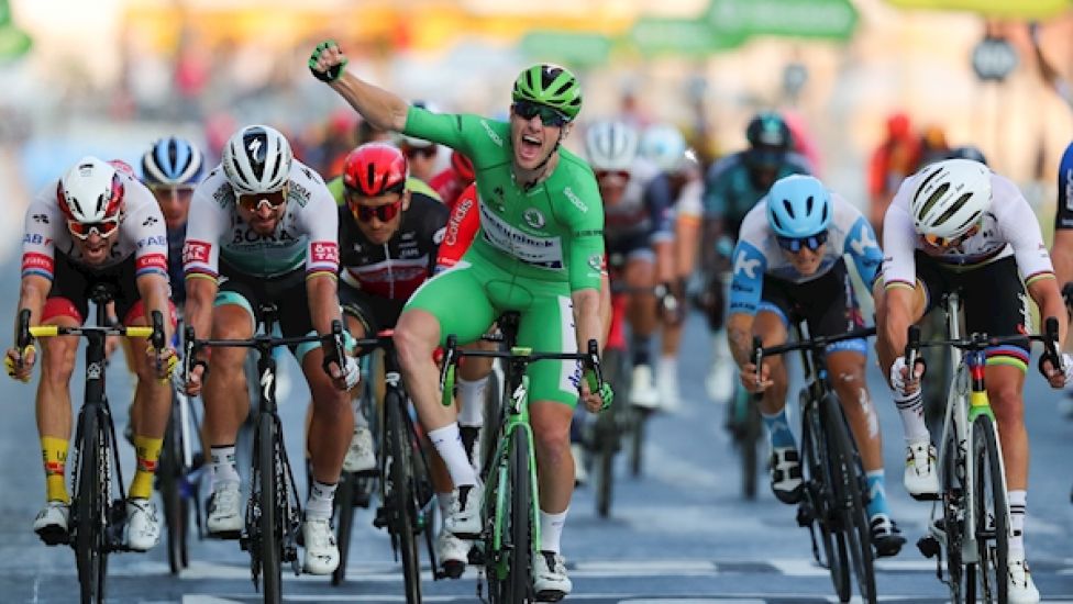 Tour De France: Sam Bennett Wins Green Jersey And Final Stage In Paris