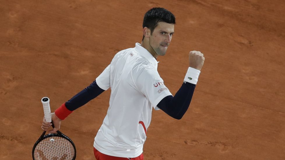 Novak Djokovic Sets Up French Open Semi-Final Against Stefanos Tsitsipas